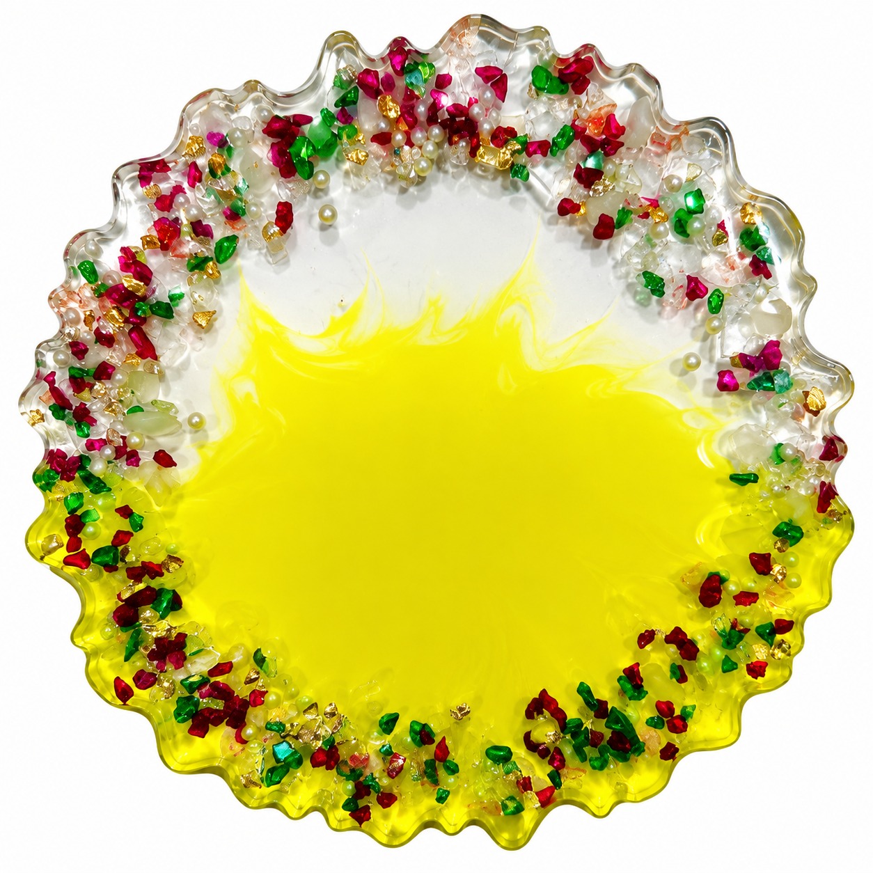 Resin Luxury Tea Coaster (6 Pcs)