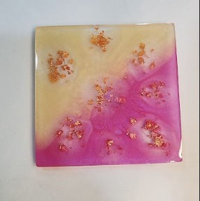 Resin Luxury Tea Coaster (6 Pcs)