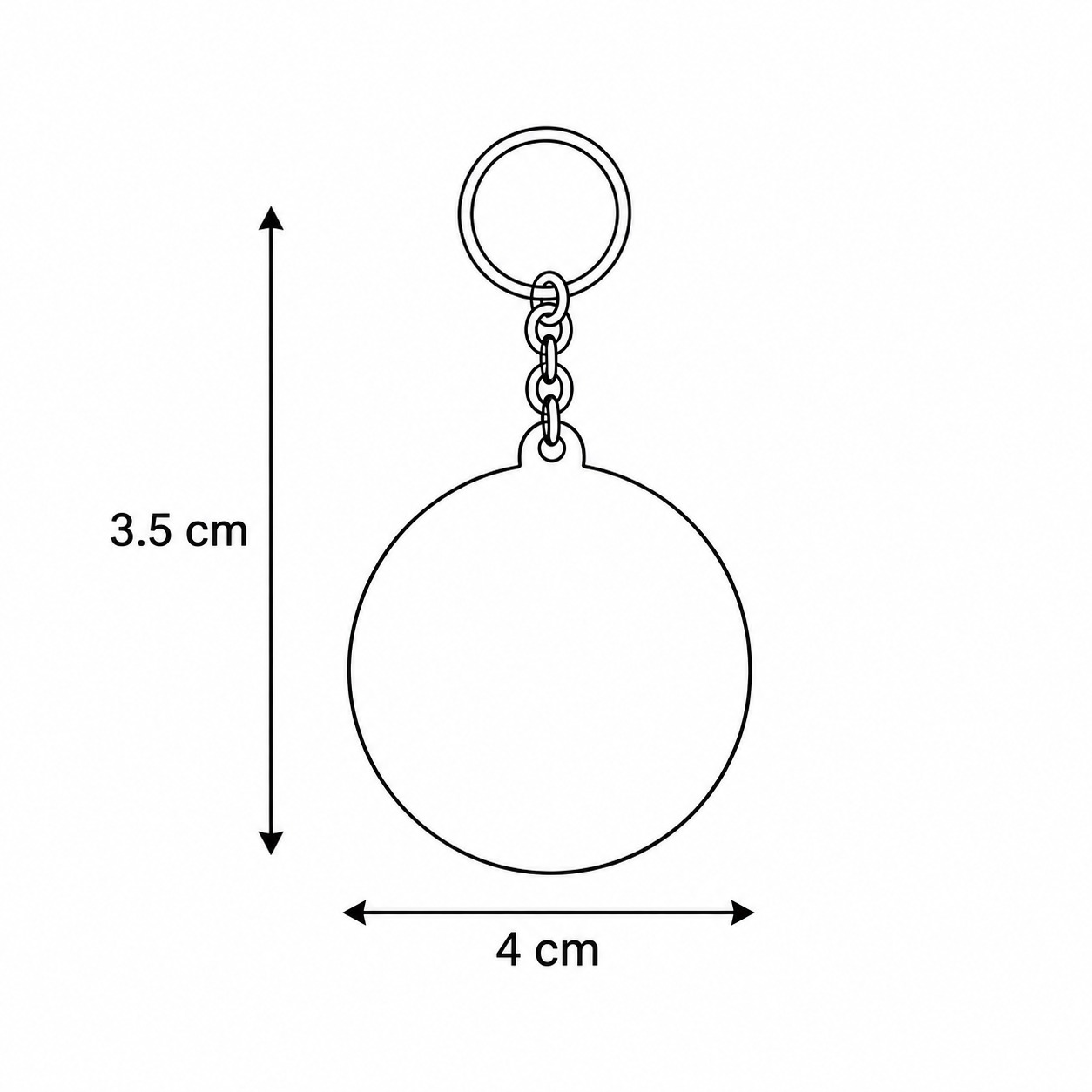 Resin Luxury Keychain