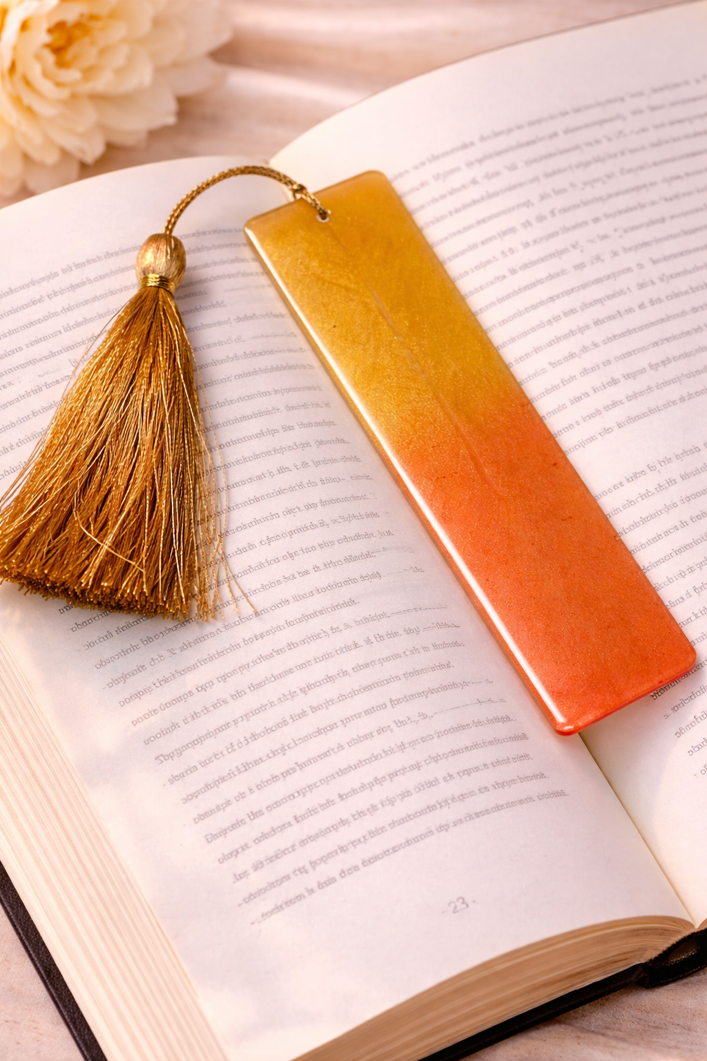 Luxury Handcrafted Resin Bookmark