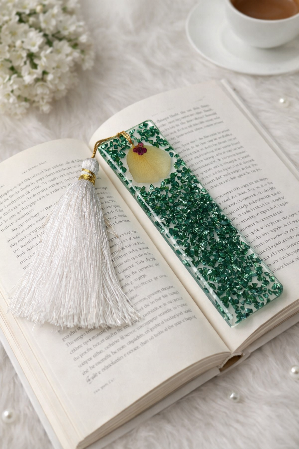 Luxury Handcrafted Resin Bookmark