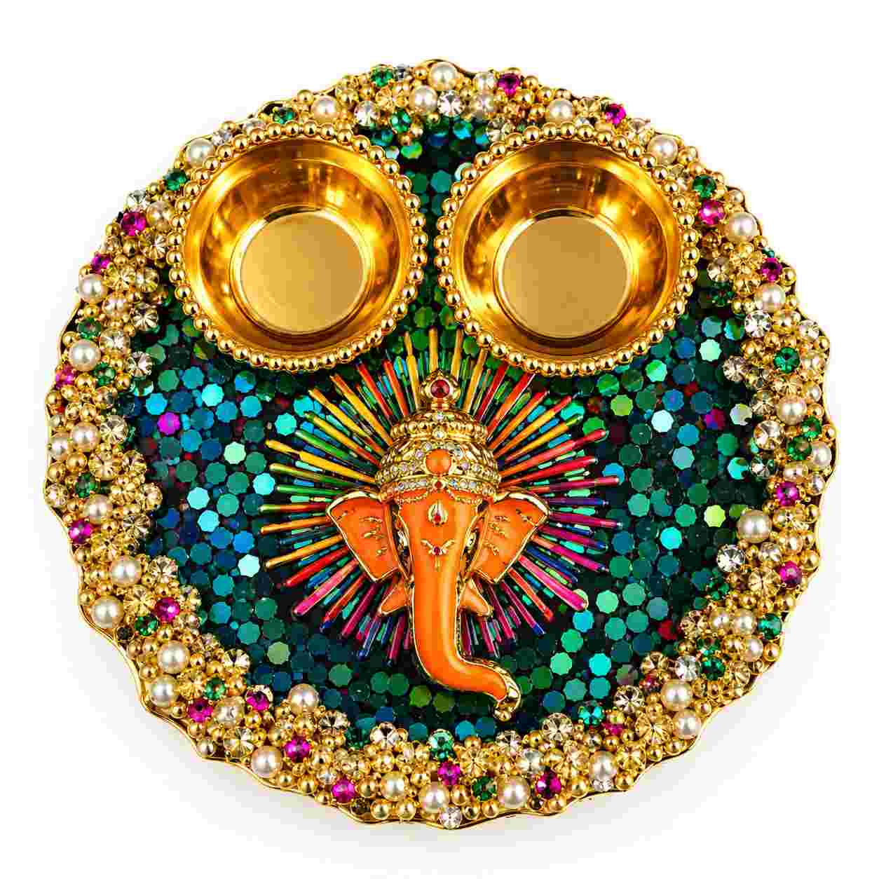 Resin Mini Pooja Thali