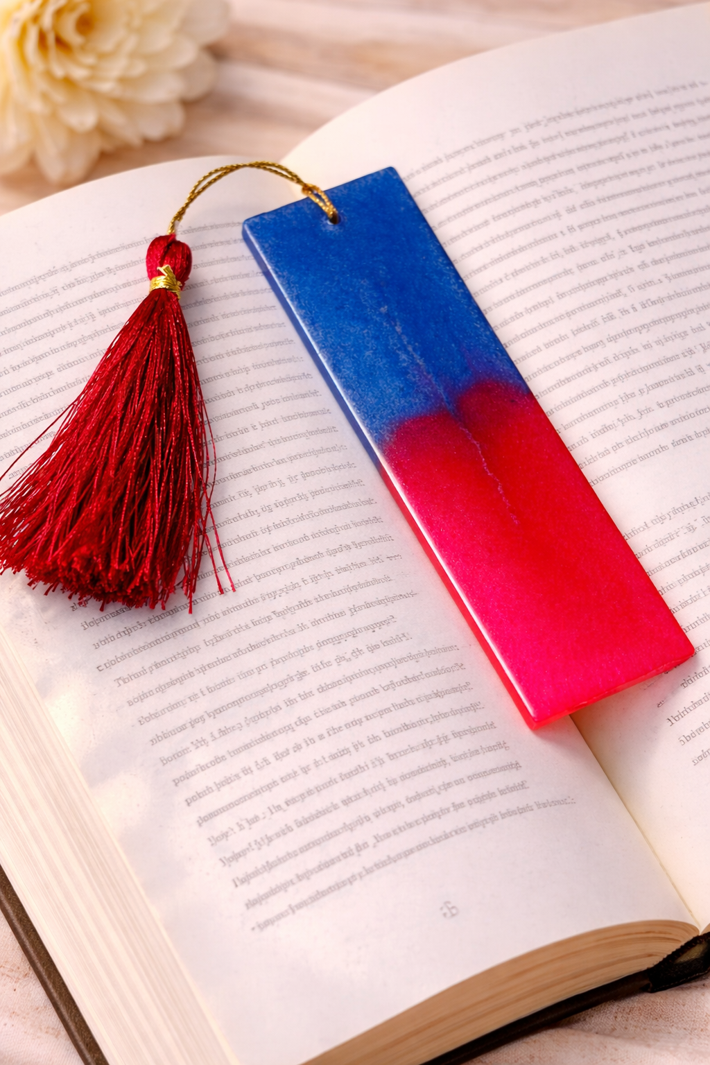 Luxury Handcrafted Resin Bookmark