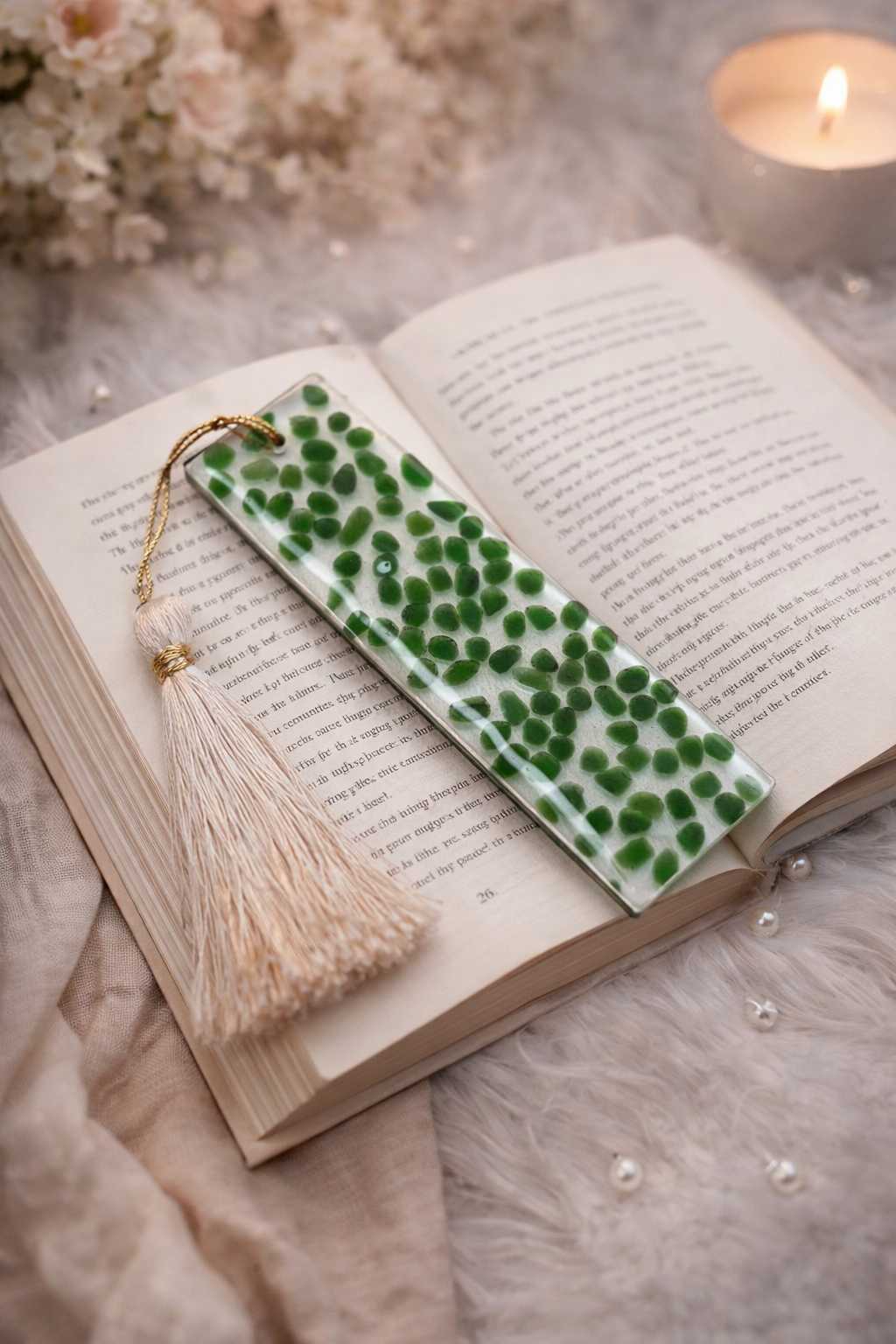 Luxury Handcrafted Resin Bookmark