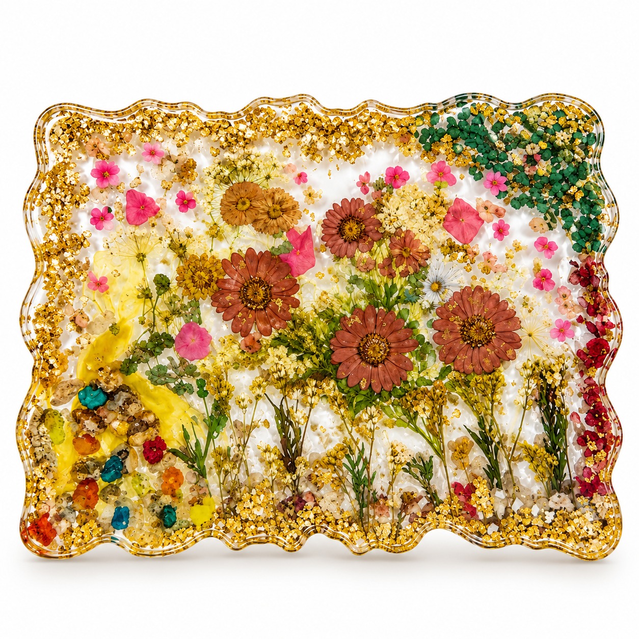 Nature Bloom Resin Wall Décor