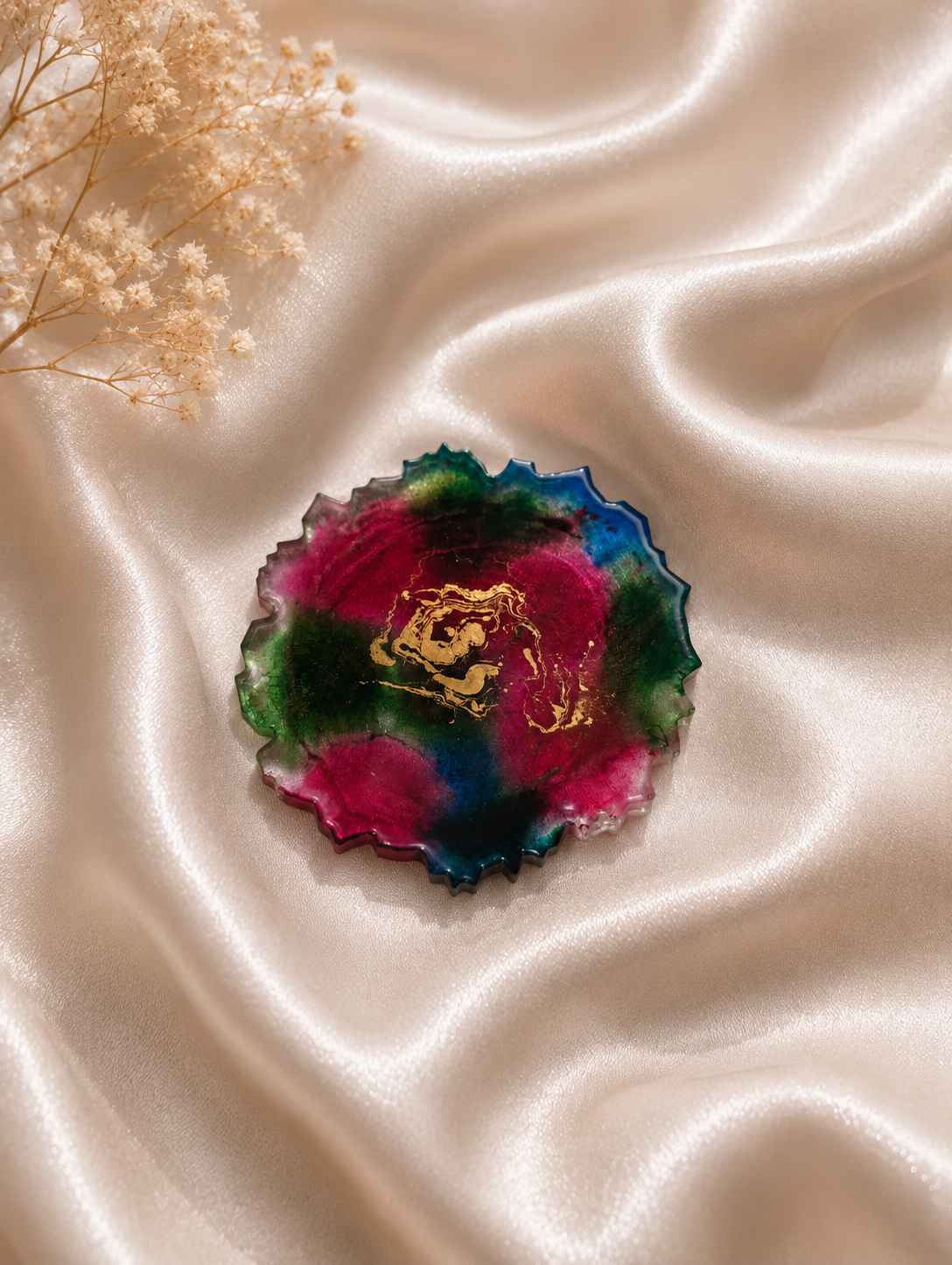 Resin Luxury Tea Coaster (6 Pcs)