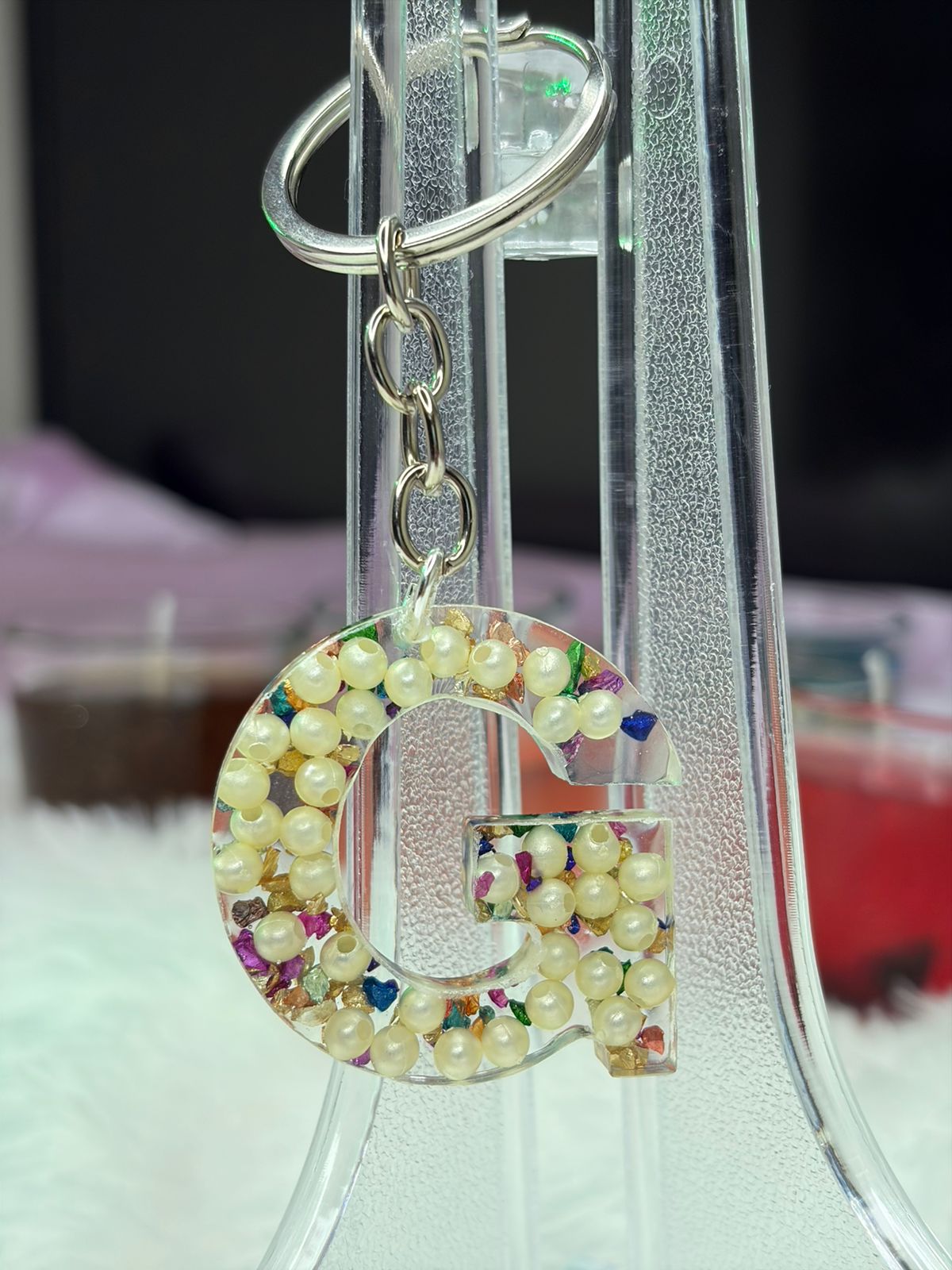 Resin Luxury Keychain