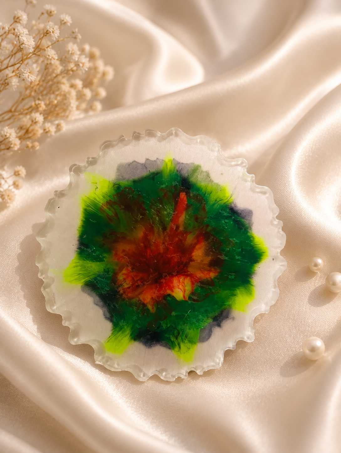 Resin Luxury Tea Coaster (6 Pcs)
