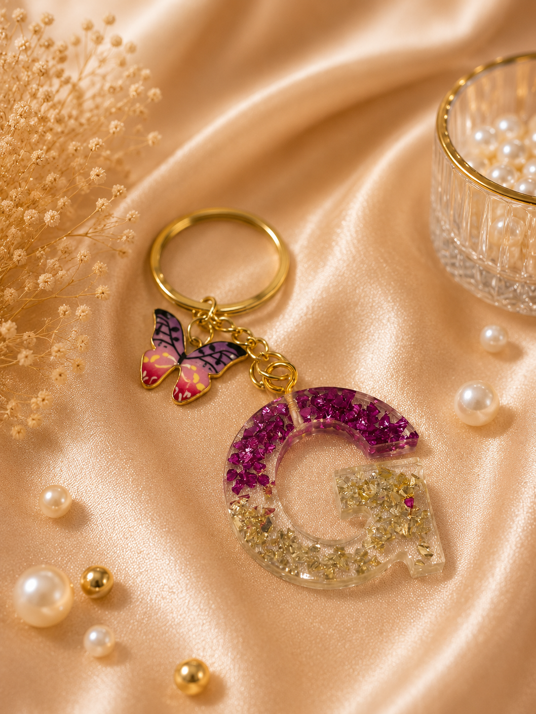 Resin Luxury Keychain