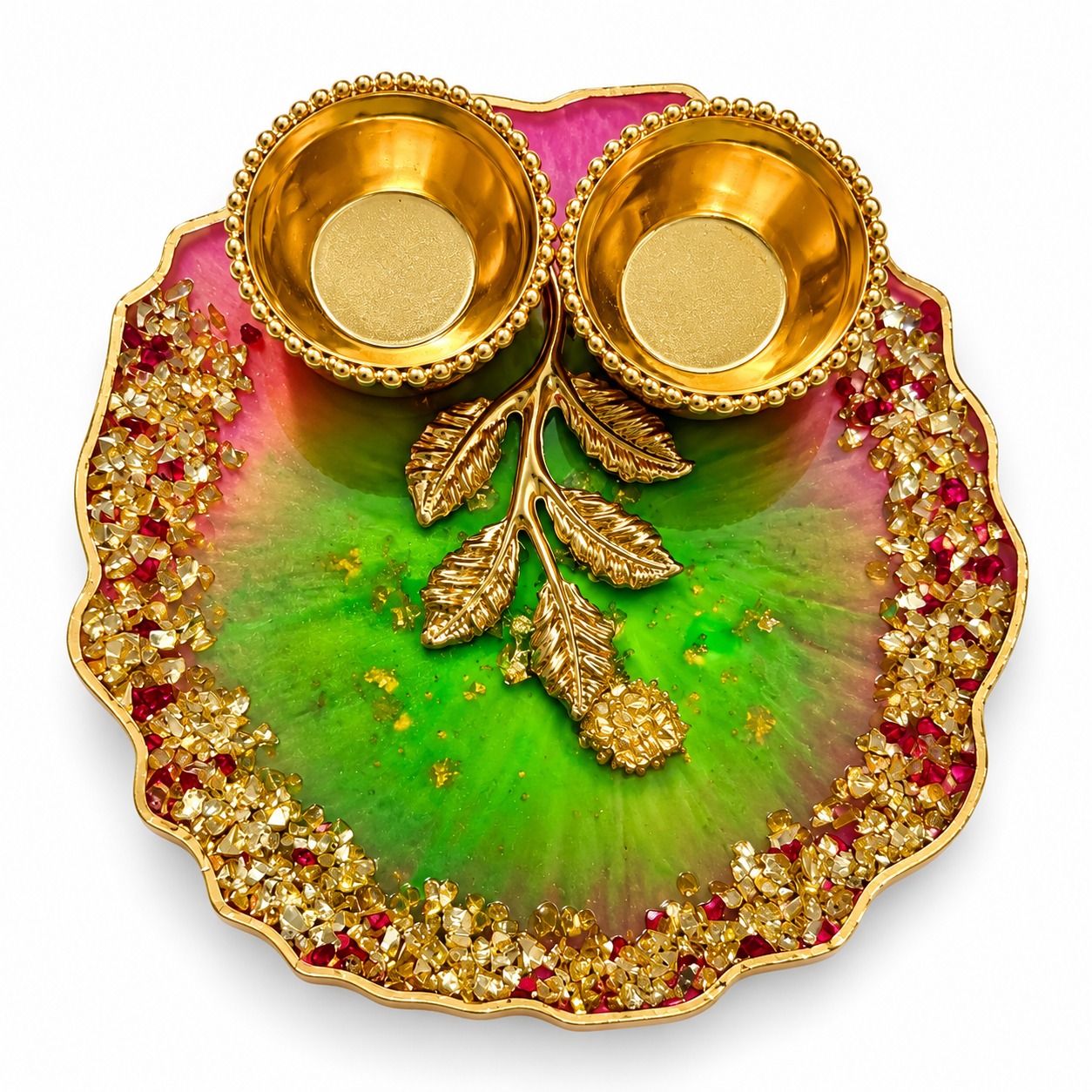 Resin Mini Pooja Thali 