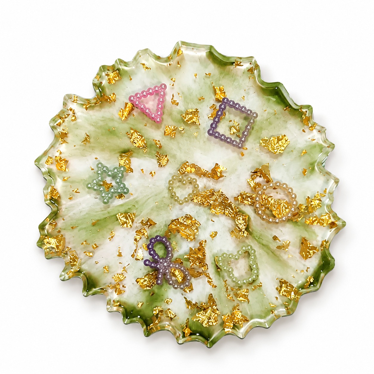 Resin Luxury Tea Coaster (6 Pcs)