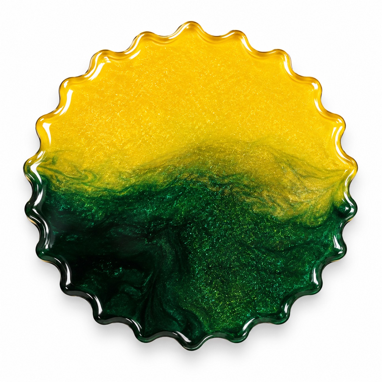 Resin Luxury Tea Coaster (6 Pcs)