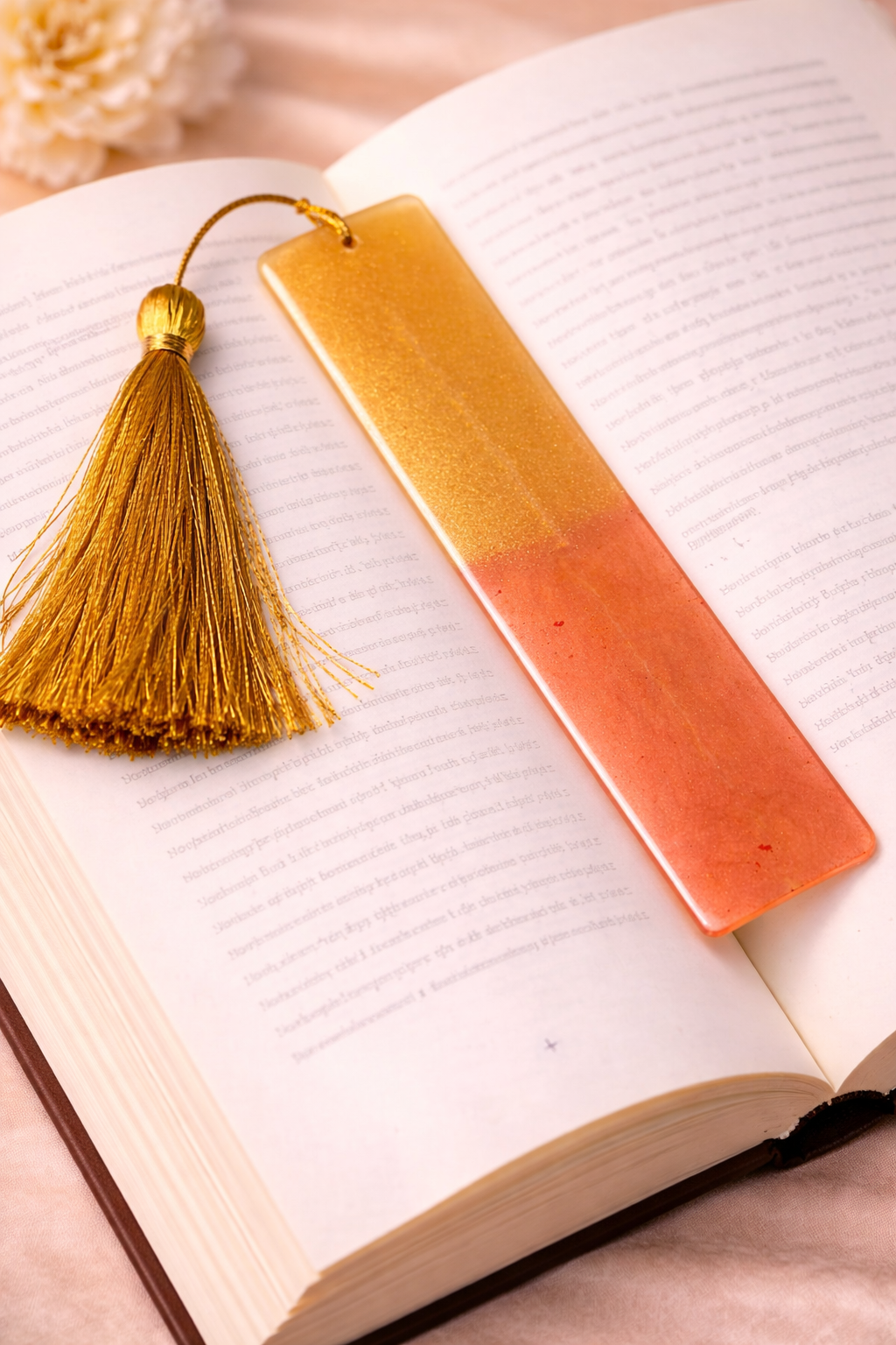 Luxury Handcrafted Resin Bookmark