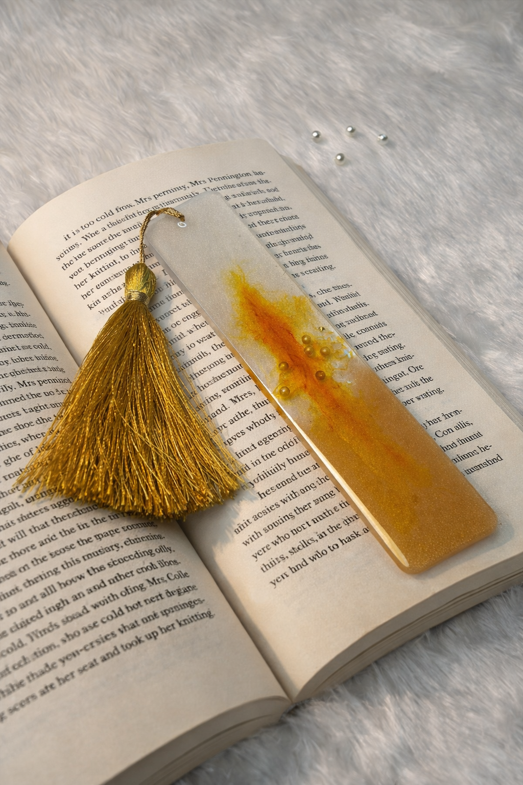 Luxury Handcrafted Resin Bookmark