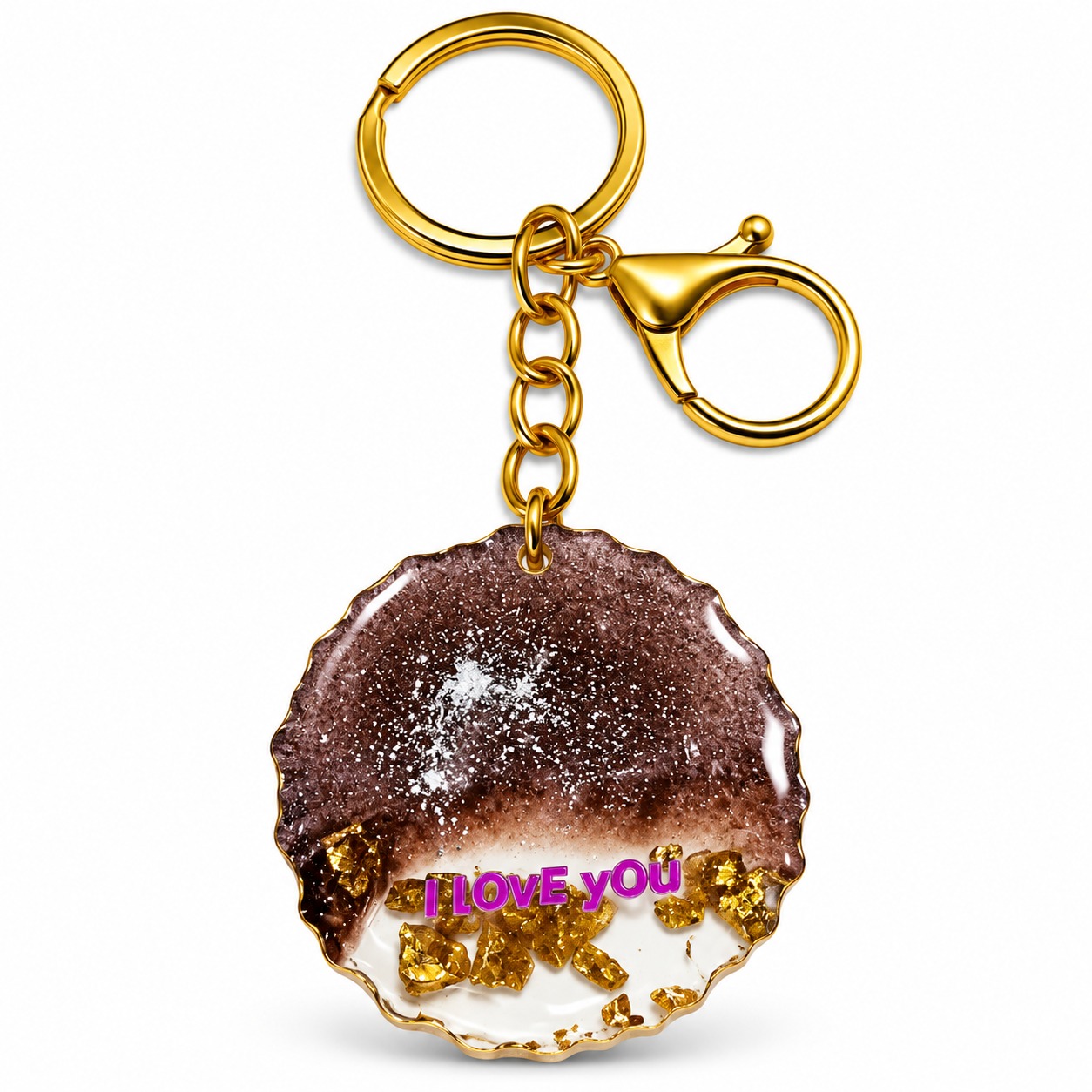 Resin Luxury Keychain