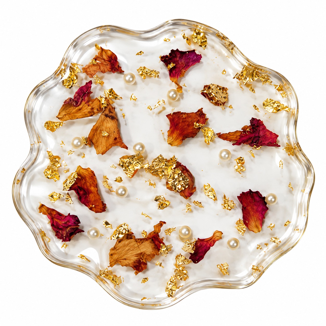 Resin Luxury Tea Coaster (6 Pcs)