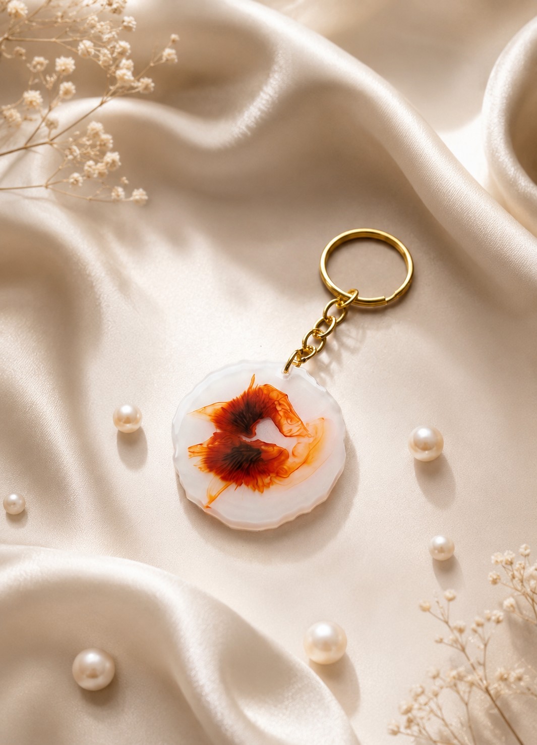 Resin Luxury Keychain