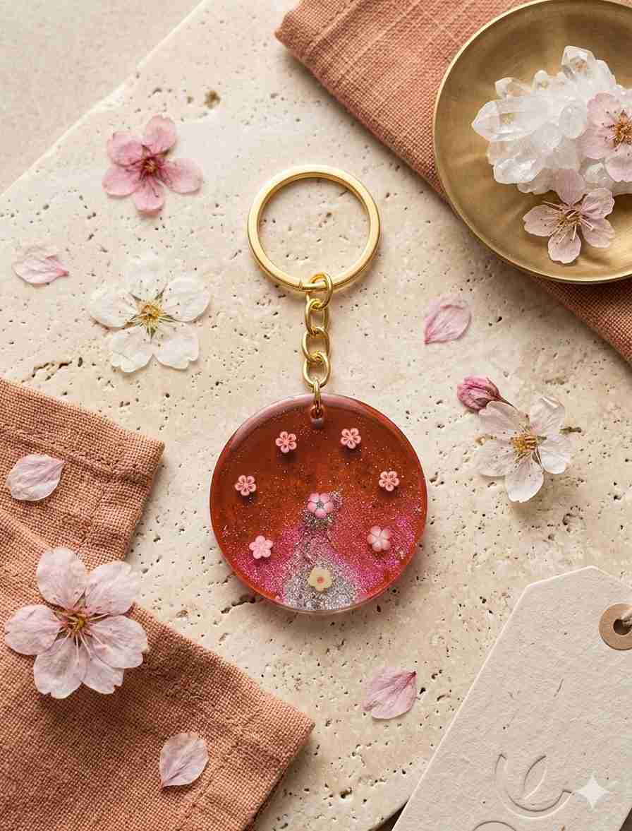 Resin Luxury Keychain
