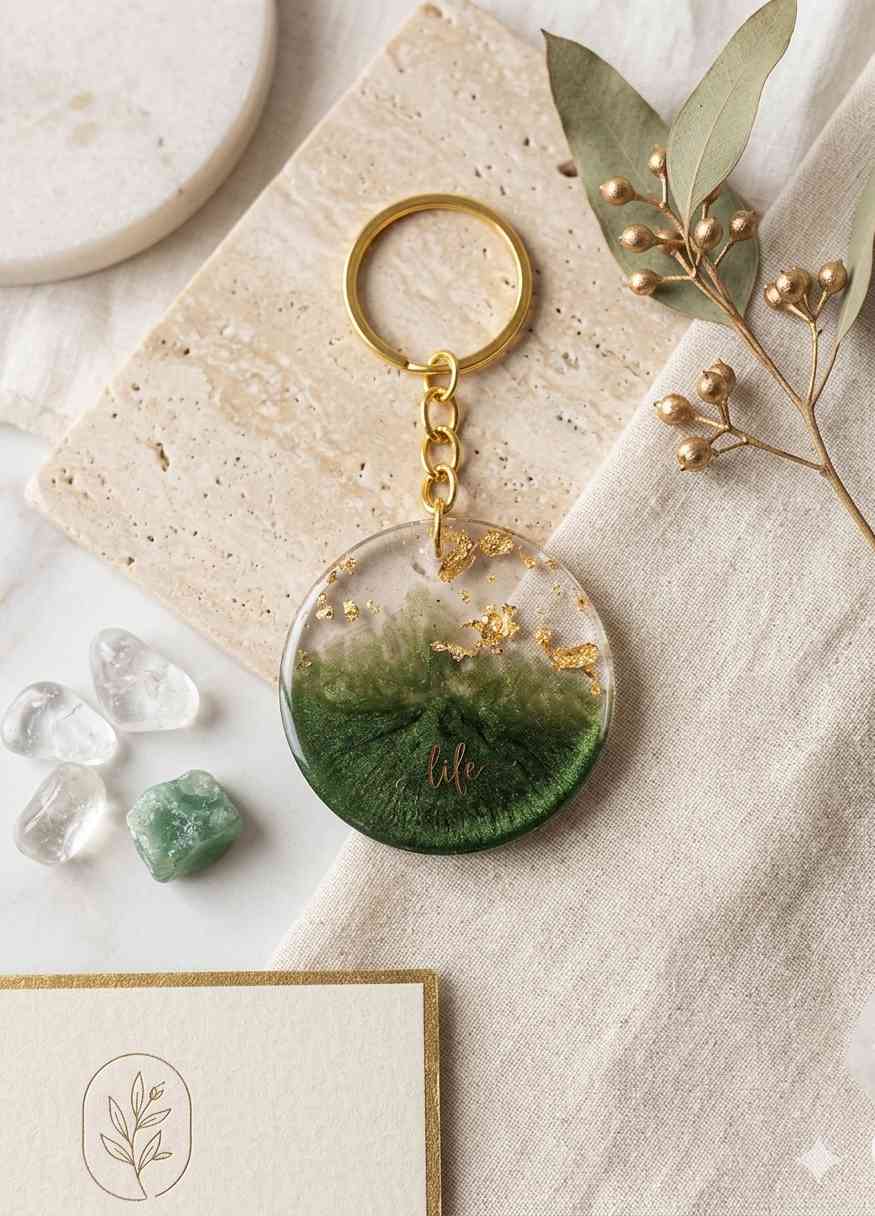 Resin Luxury Keychain
