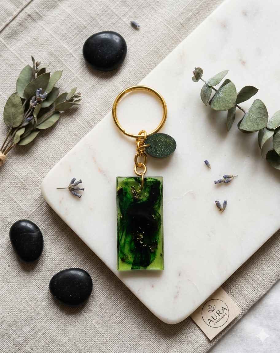 Resin Luxury Keychain
