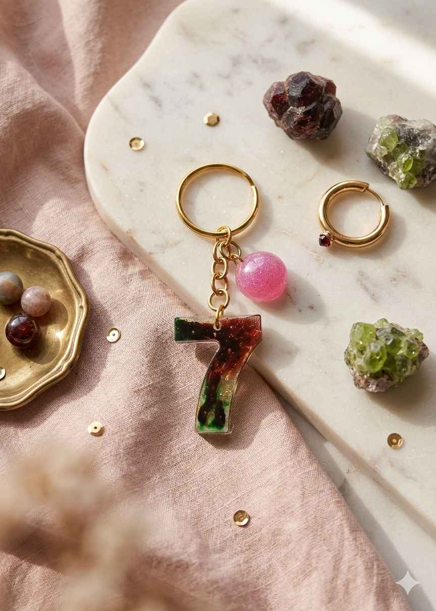 Resin Luxury Keychain