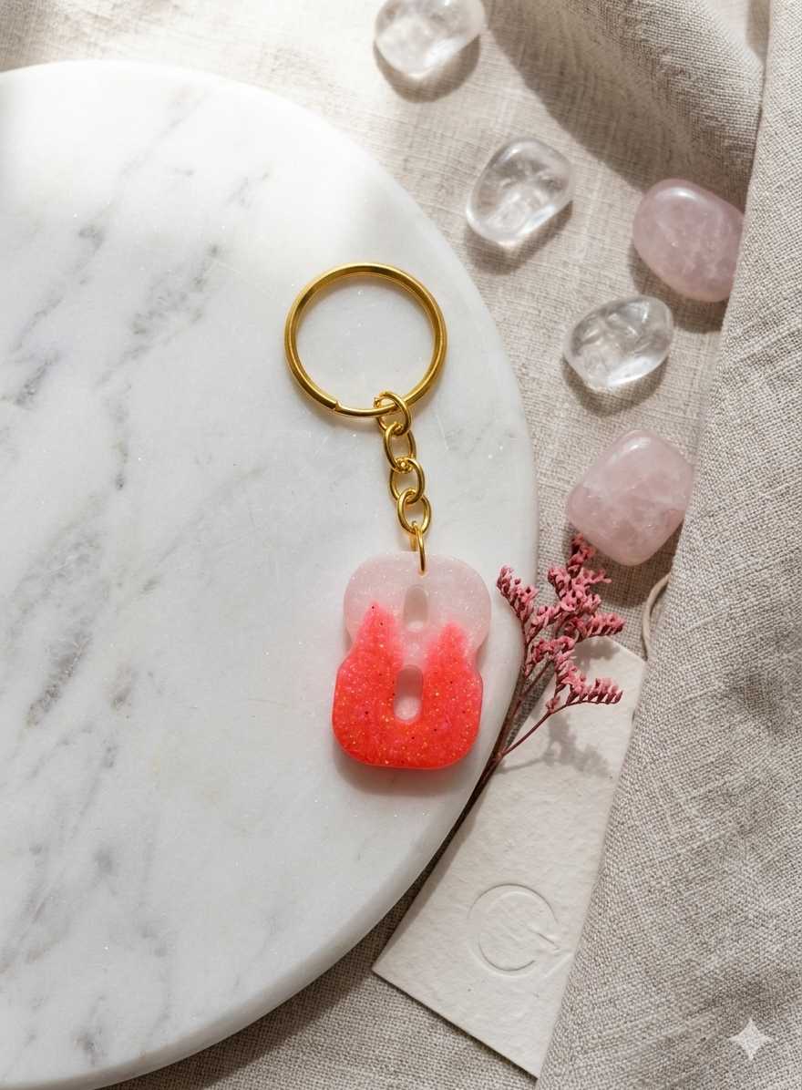 Resin Luxury Keychain