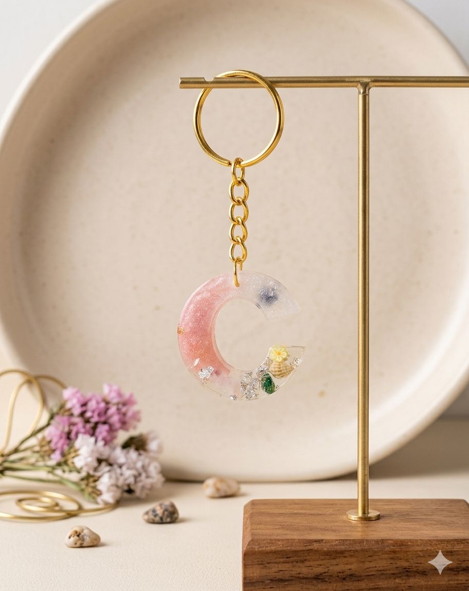 Resin Luxury Keychain