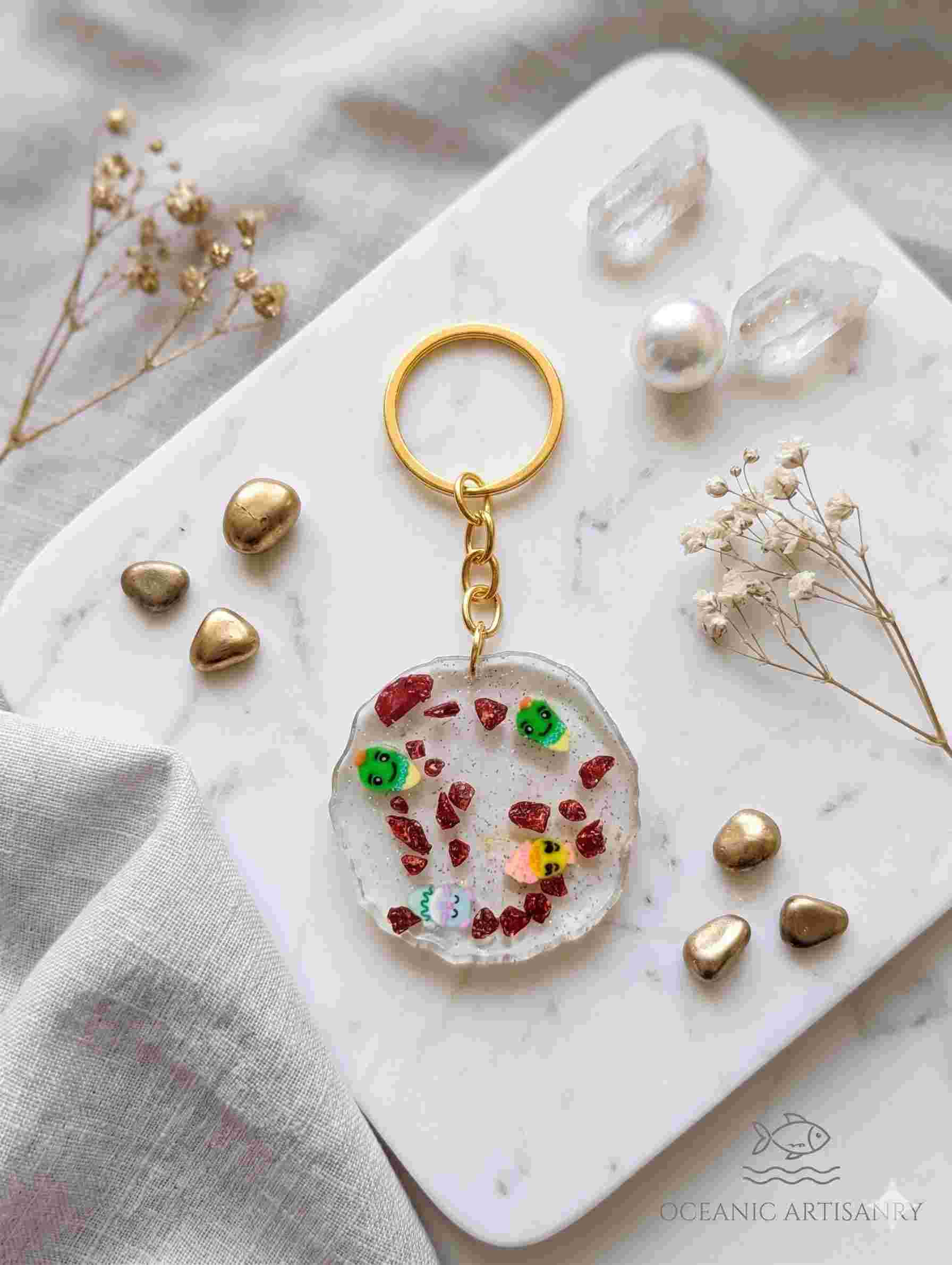Resin Luxury Keychain