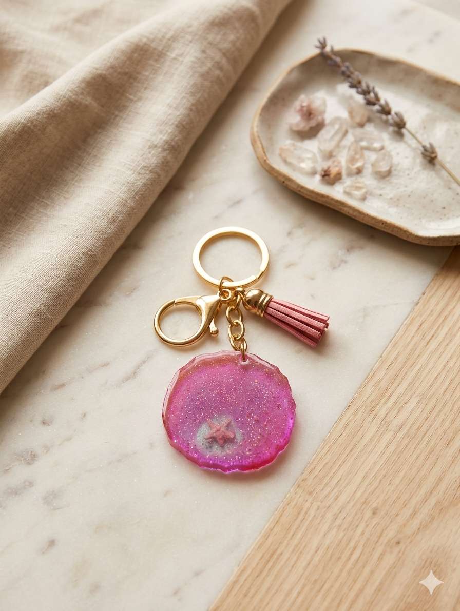 Resin Luxury Keychain