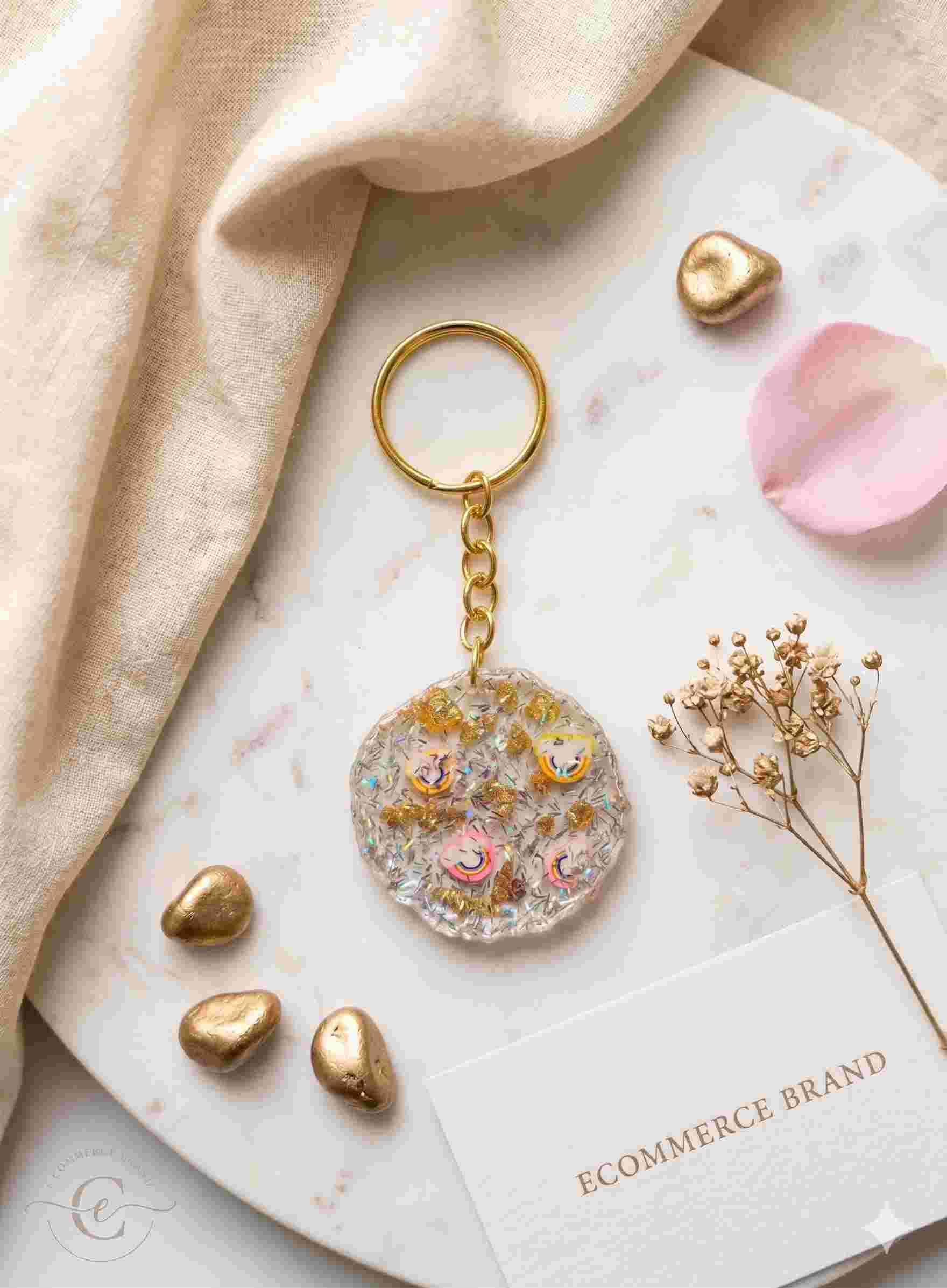 Resin Luxury Keychain