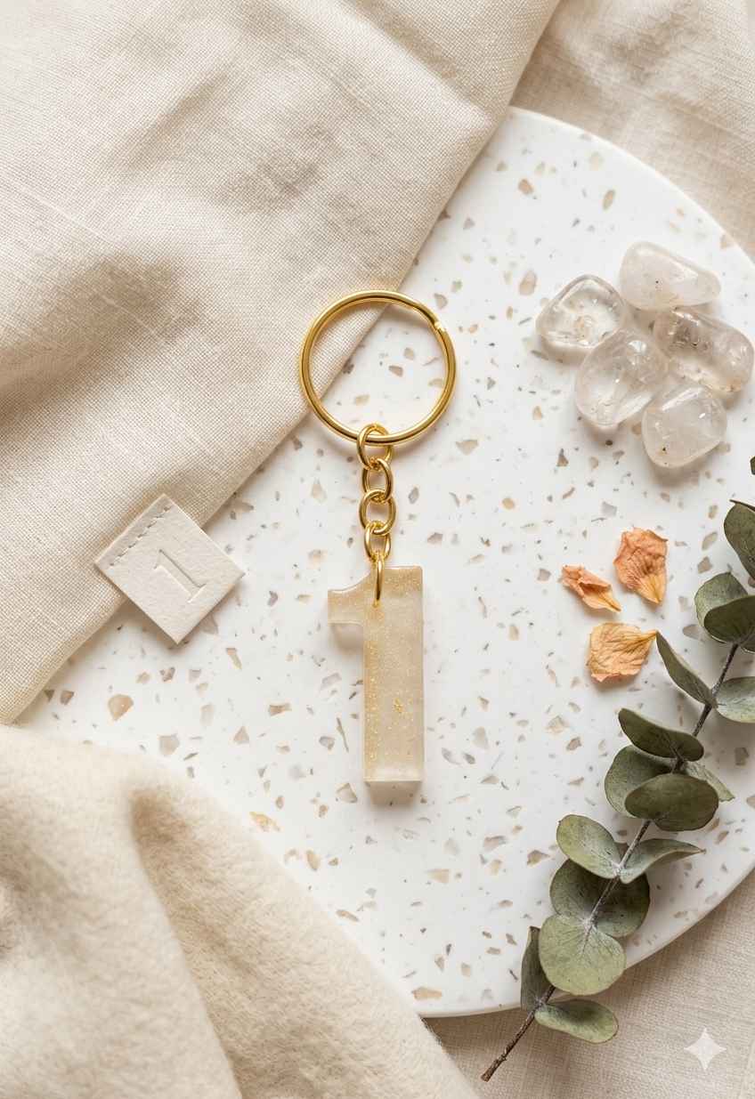 Resin Luxury Keychain