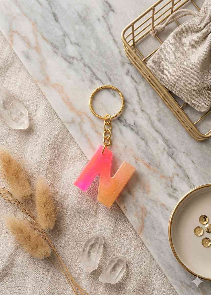 Resin Luxury Keychain