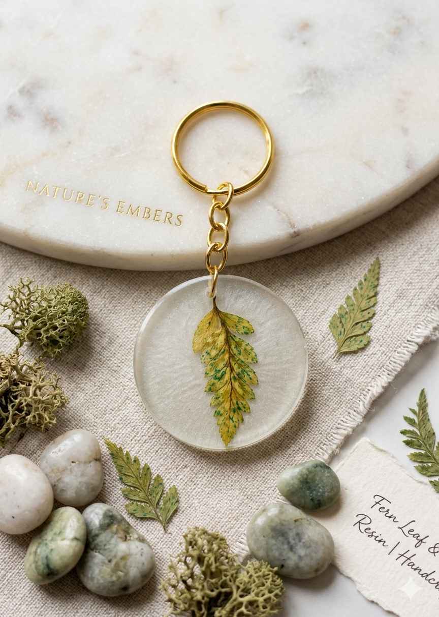 Resin Luxury Keychain