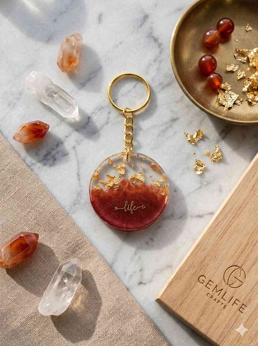 Resin Luxury Keychain