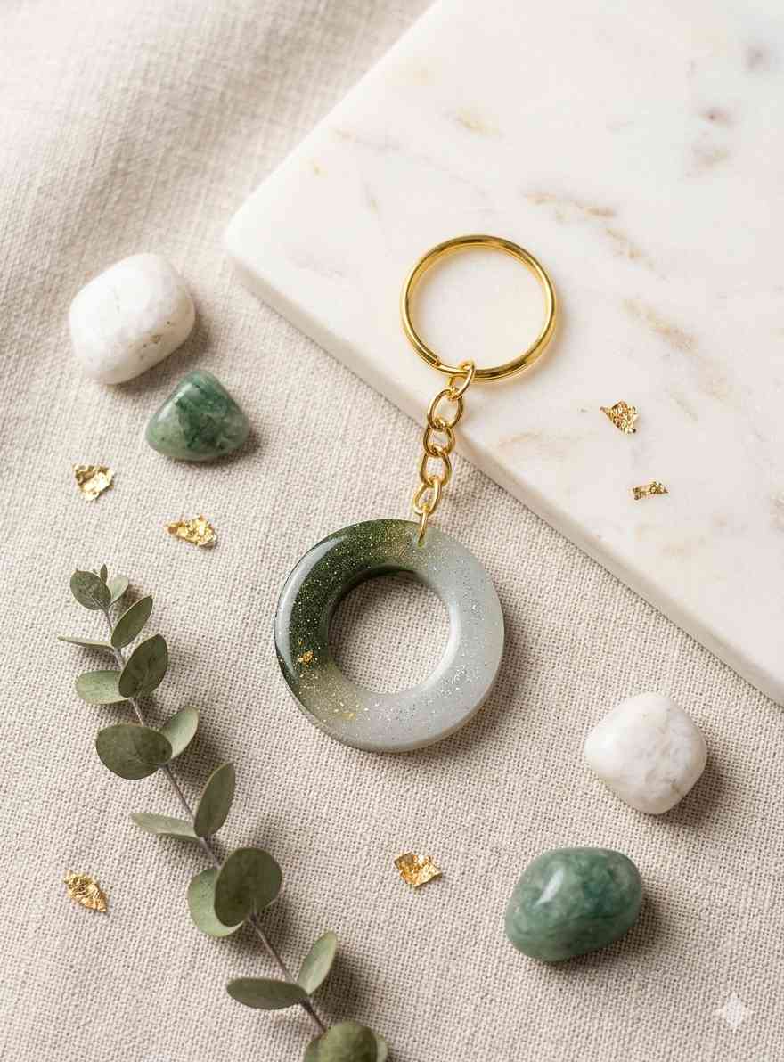 Resin Luxury Keychain