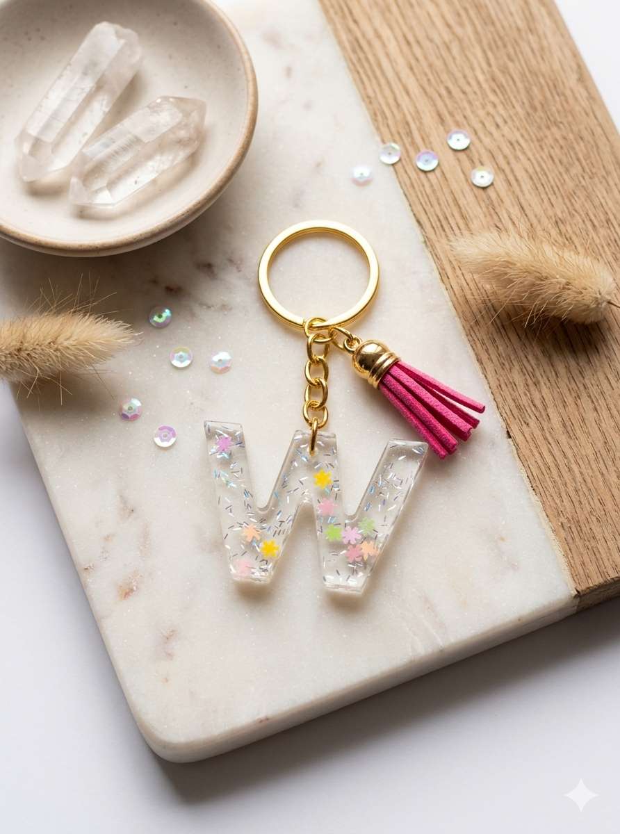 Resin Luxury Keychain