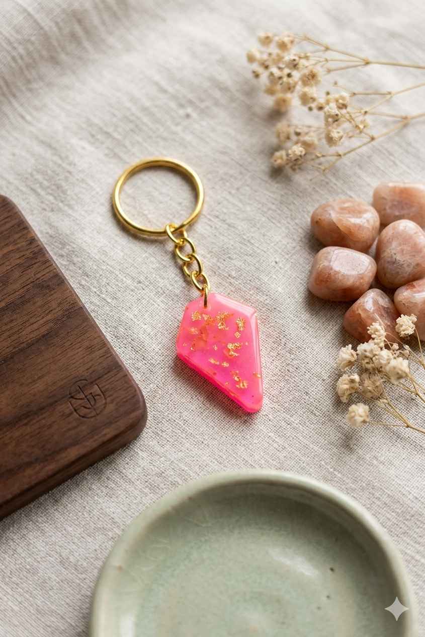 Resin Luxury Keychain