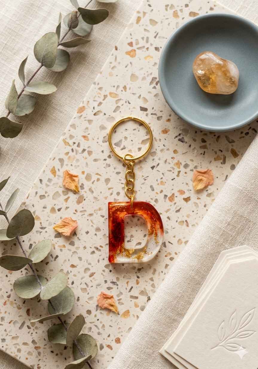 Resin Luxury Keychain