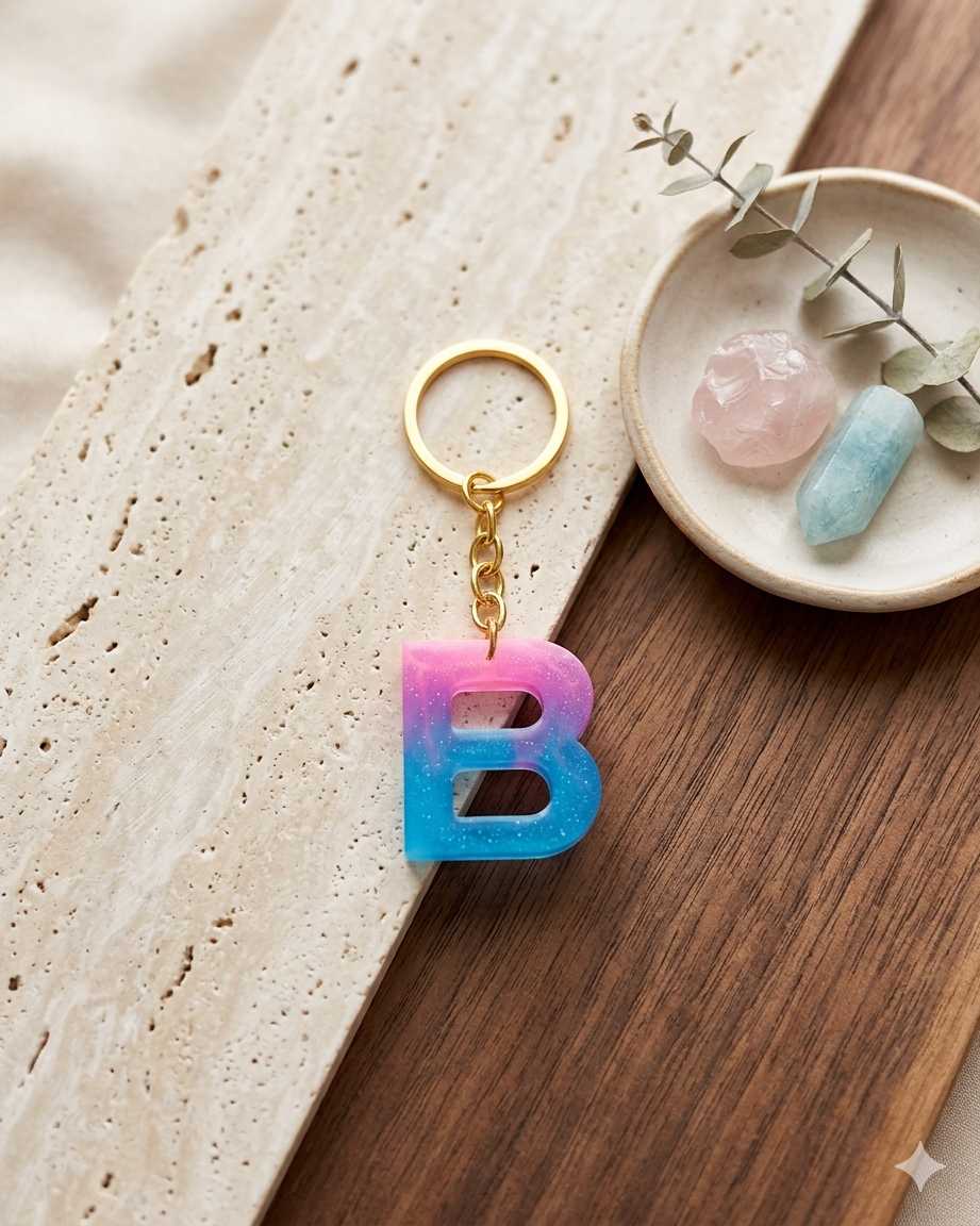 Resin Luxury Keychain