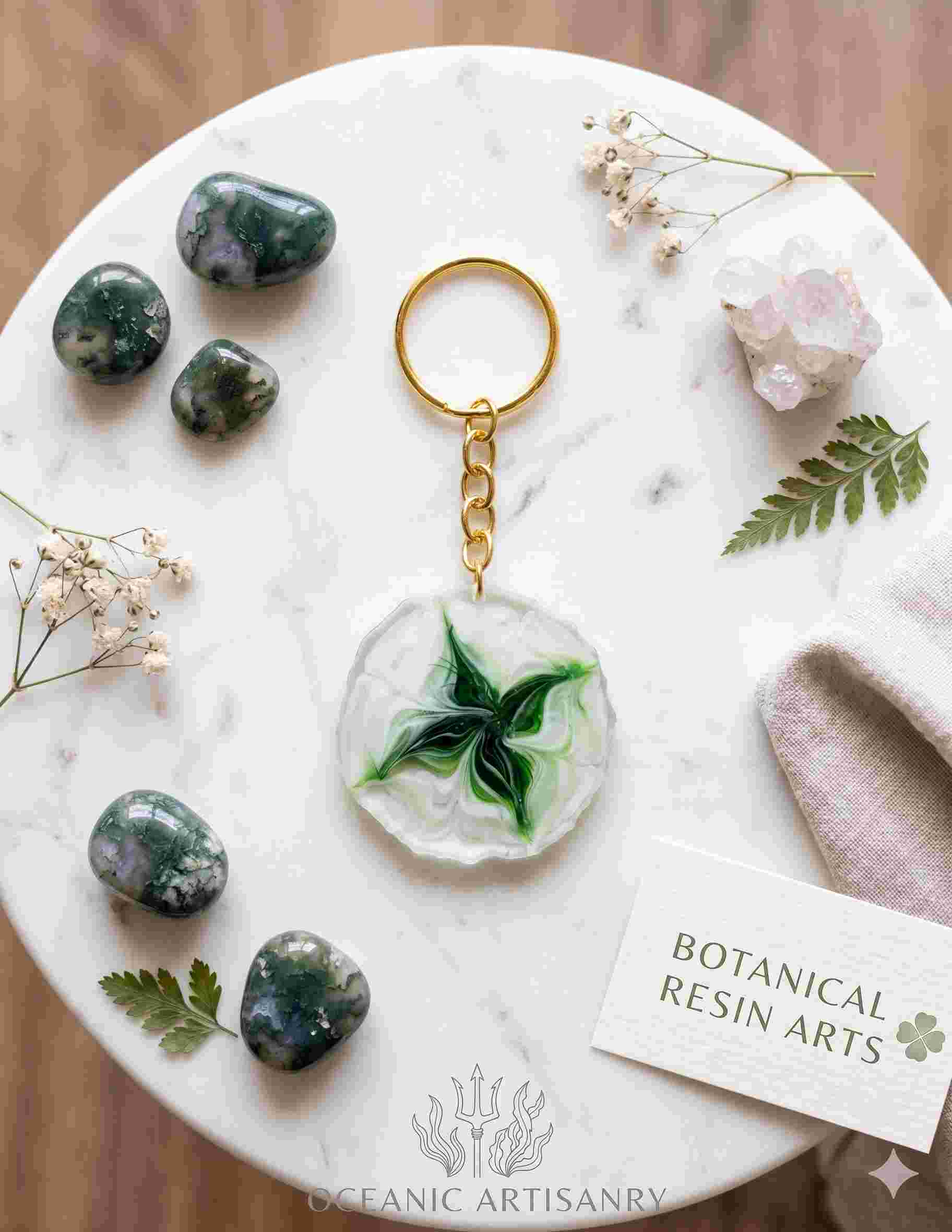 Resin Luxury Keychain