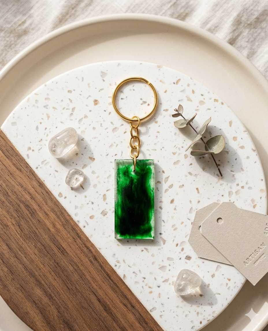 Resin Luxury Keychain