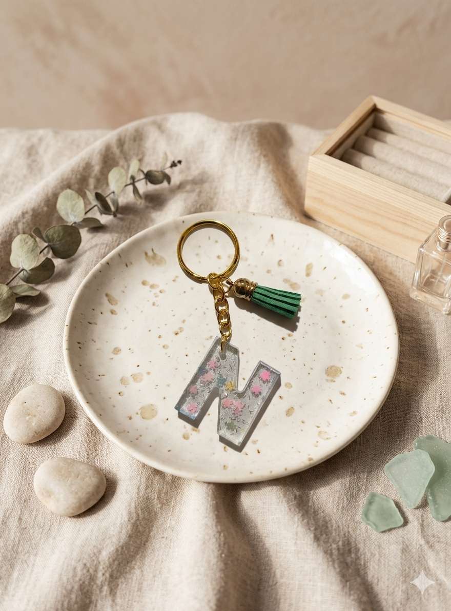 Resin Luxury Keychain