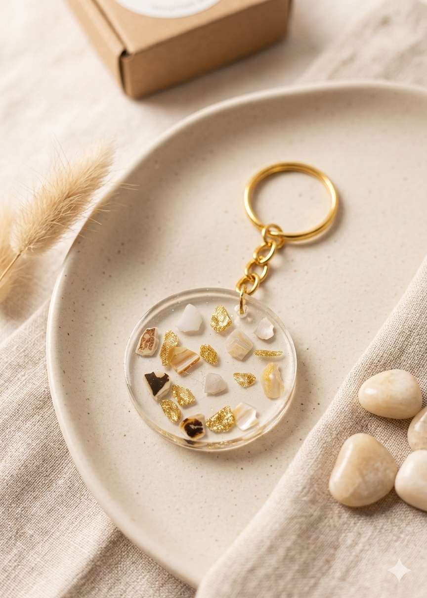 Resin Luxury Keychain