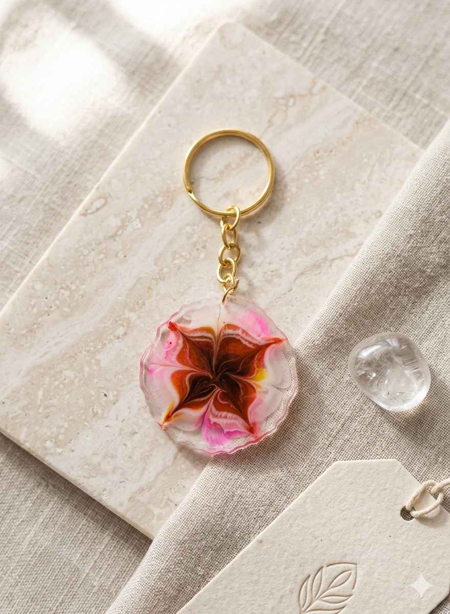 Resin Luxury Keychain