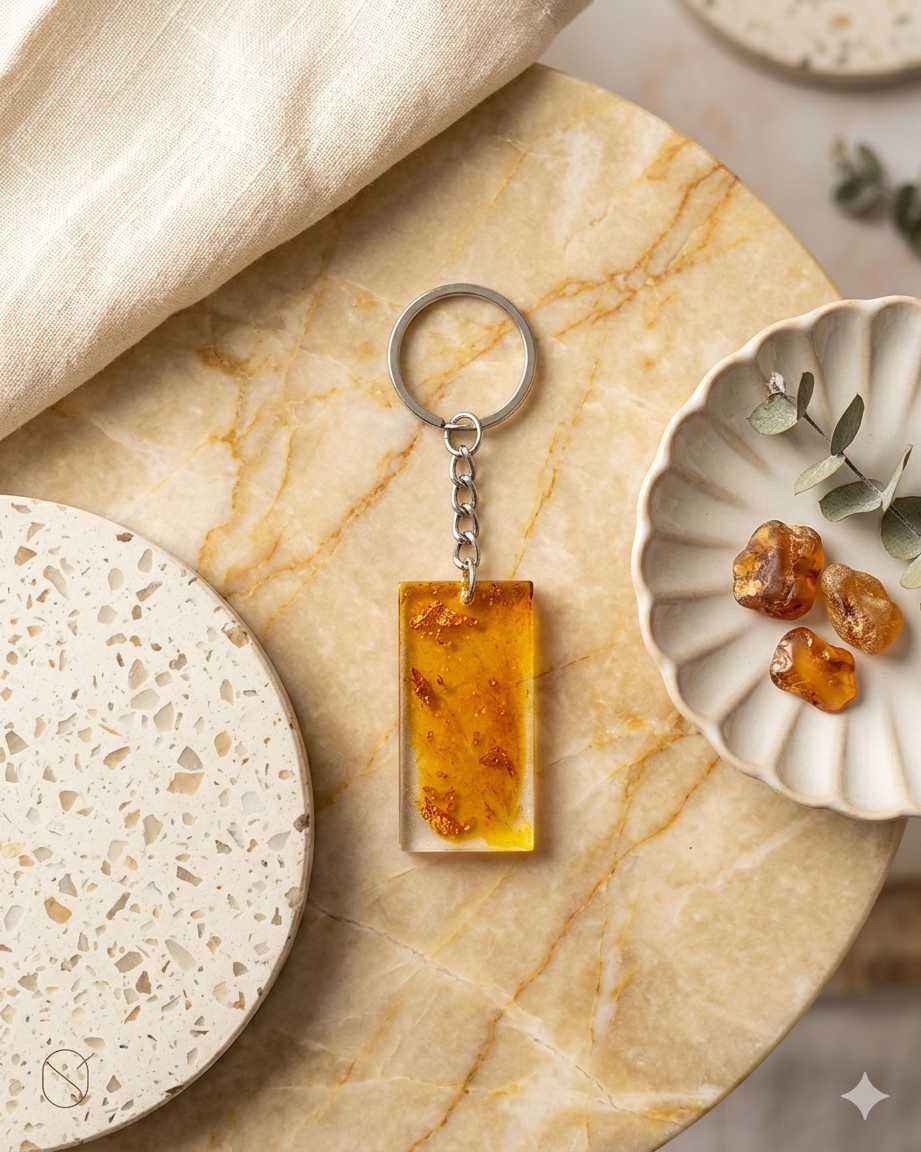 Resin Luxury Keychain