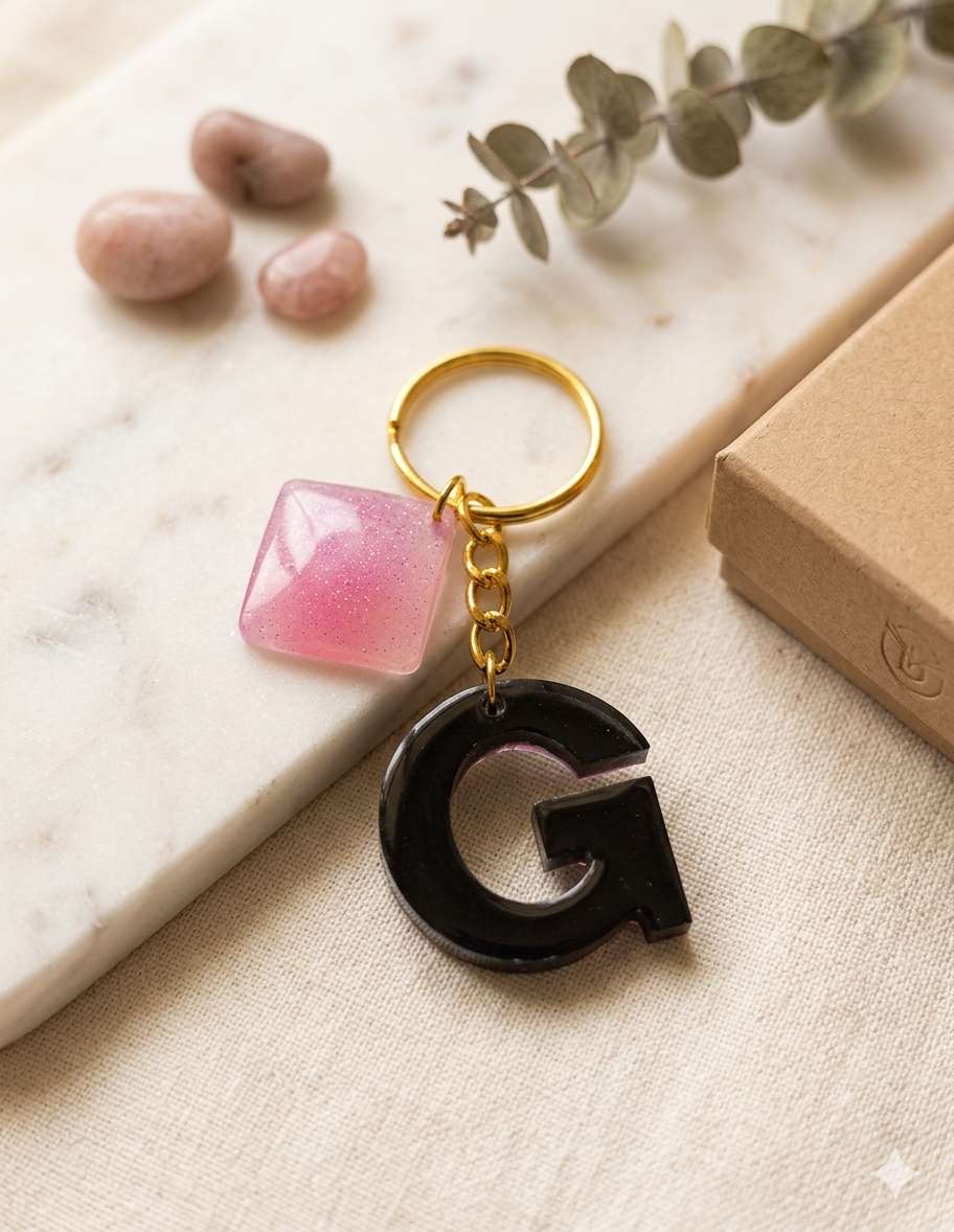 Resin Luxury Keychain