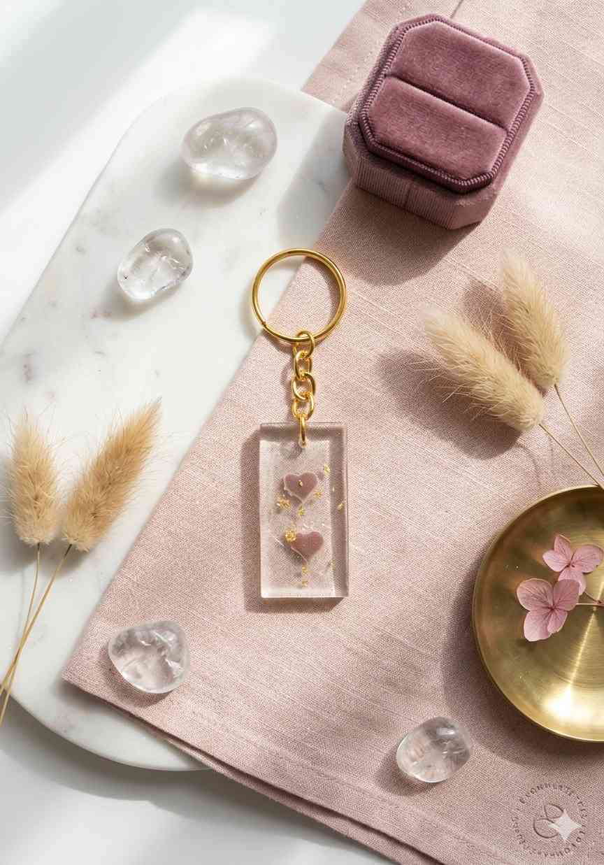 Resin Luxury Keychain