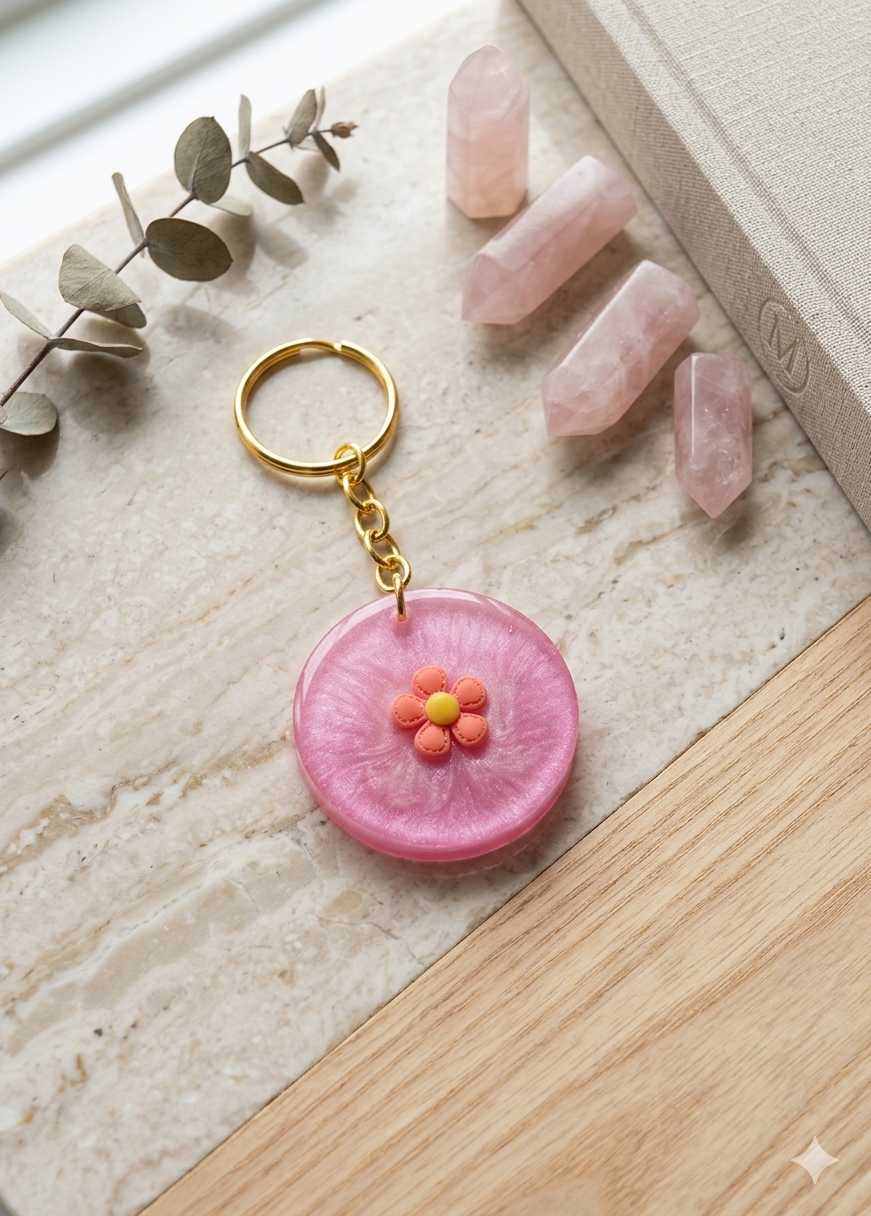 Resin Luxury Keychain