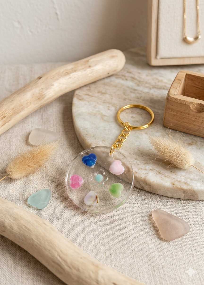 Resin Luxury Keychain