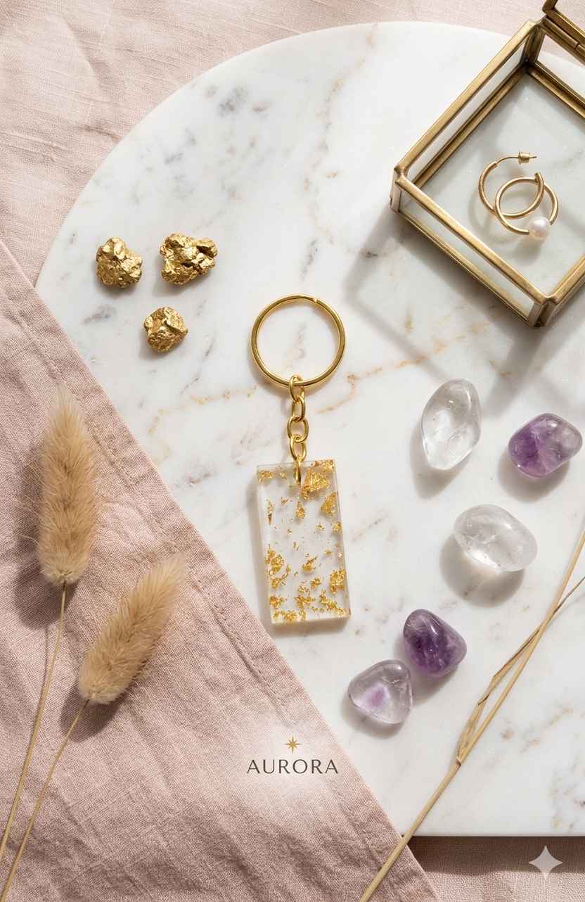 Resin Luxury Keychain